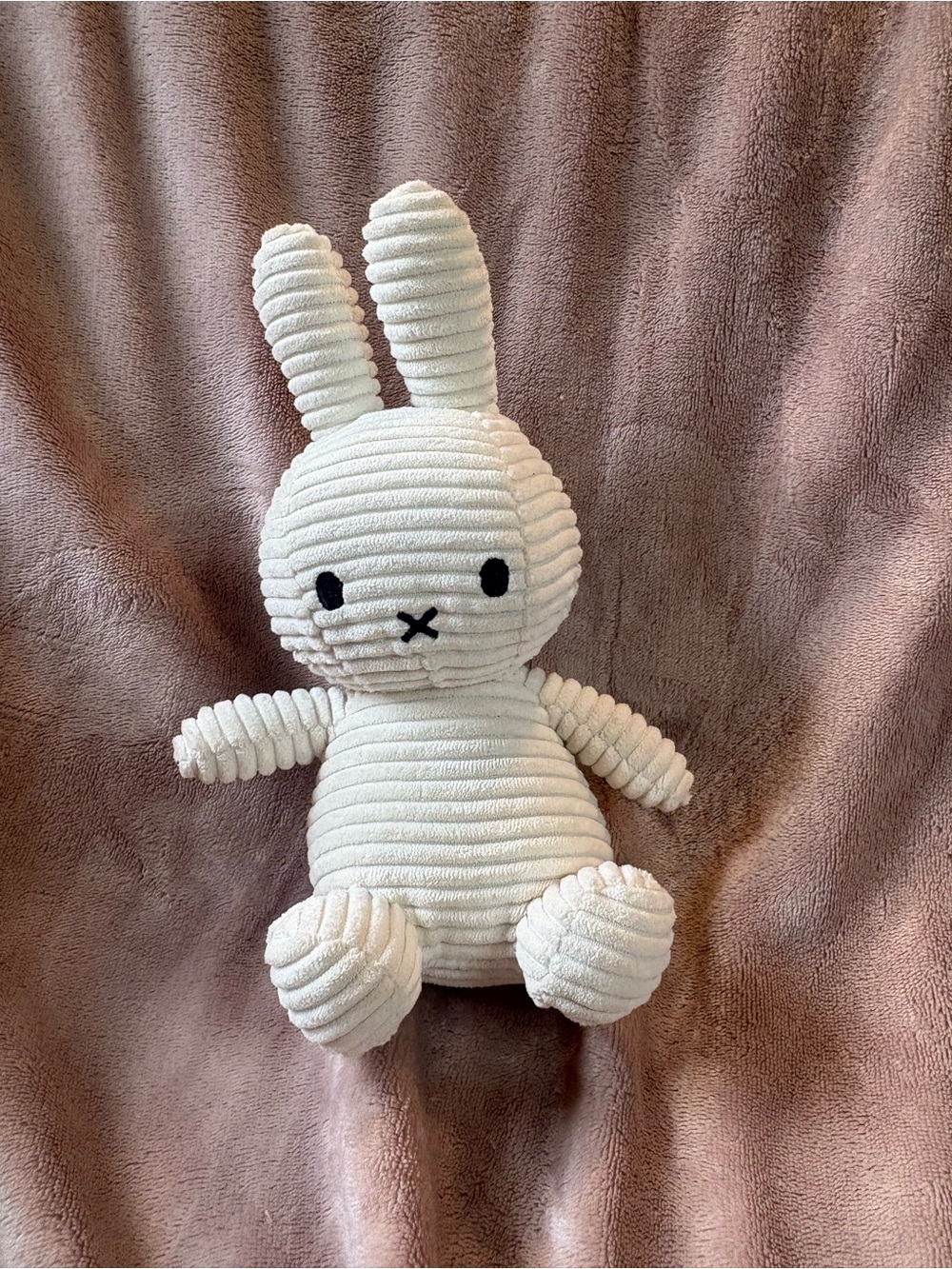 Bon Ton Toys Miffy Off-White Corduroy Bunny Plush